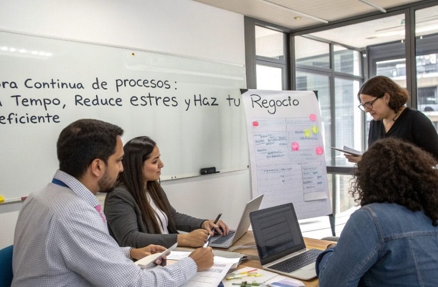 Mejora Continua de Procesos: Gana Tiempo, Reduce Estrés y Haz Tu Negocio Más Eficiente