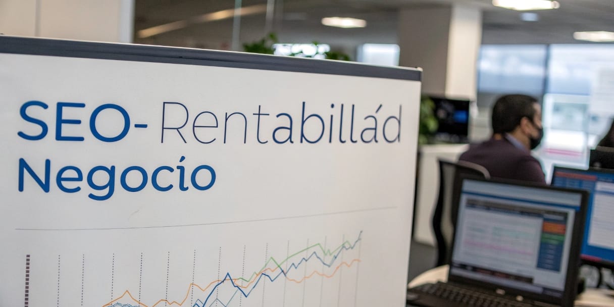 seo-rentabilidad-negocio Diagrama mostrando cómo el SEO lleva a la rentabilidad del negocio