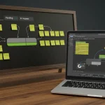 Ejemplos de tarjetas Kanban bien estructuradas para diferentes tipos de negocio con todos los elementos identificados