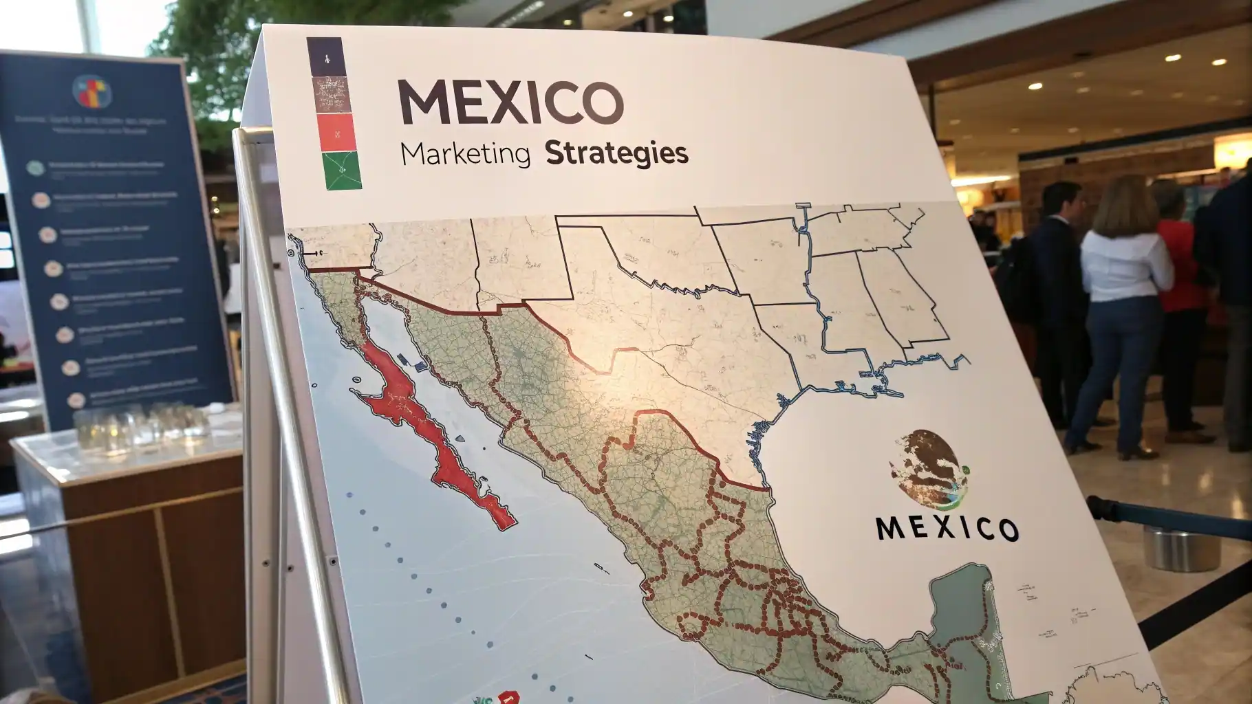 Mapa de México con estrategias de marketing localizadas por región para maximizar ventas y rentabilidad